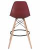 Стул барный DOBRIN DSW BAR, ножки светлый бук, цвет сливовый (R-13)