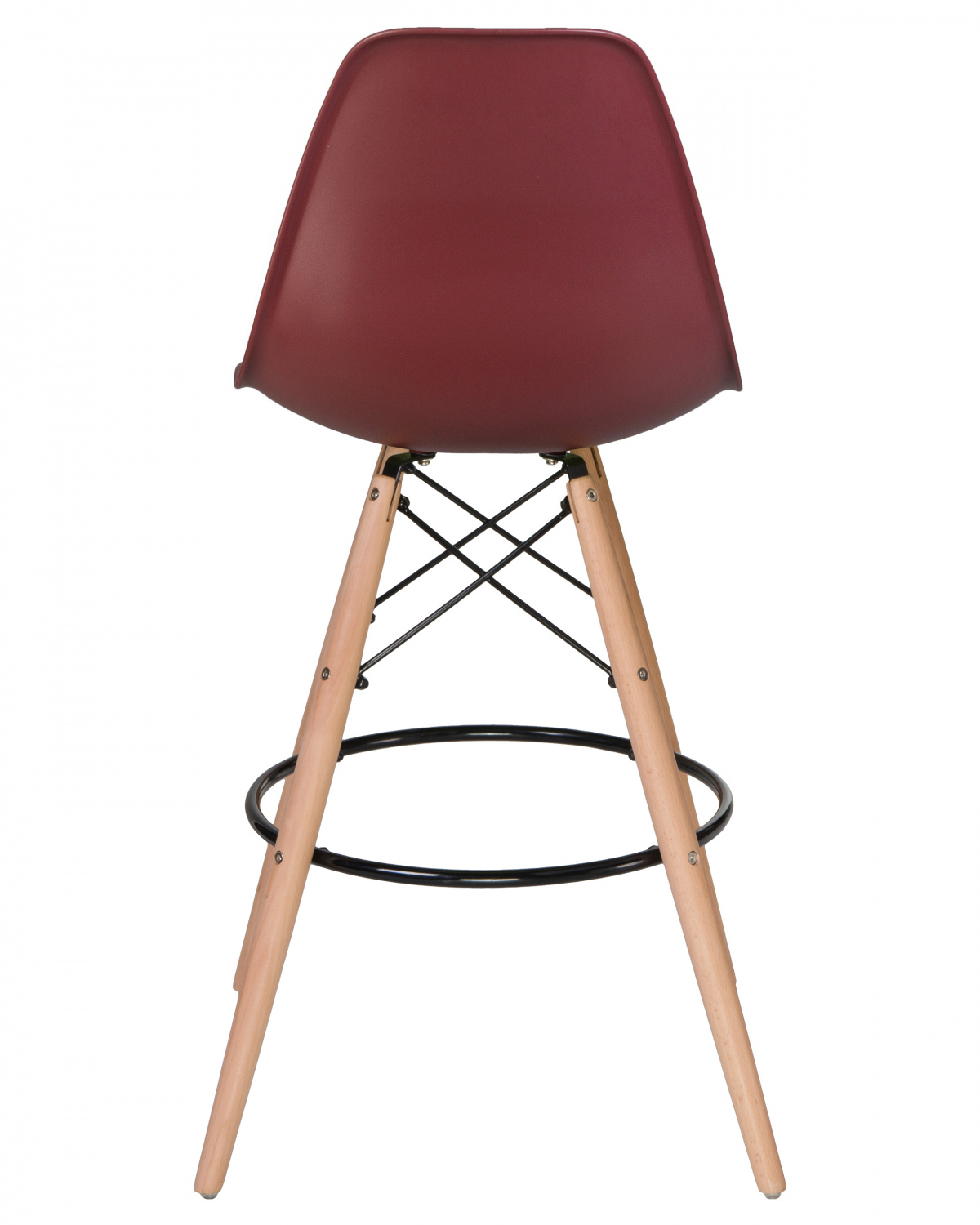 Стул барный DOBRIN DSW BAR, ножки светлый бук, цвет сливовый (R-13)