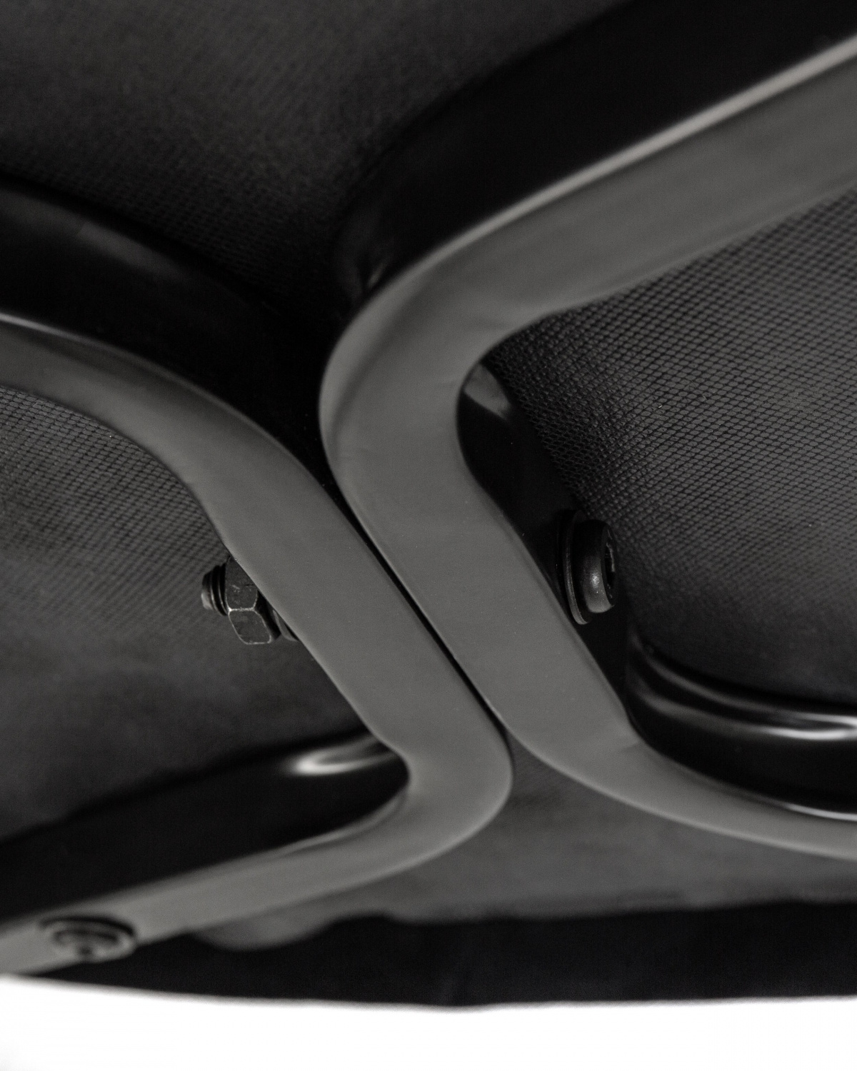 Стул полубарный DOBRIN CHRISTIAN'65, черные ножки, черный велюр (V108-77)