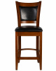 Стул полубарный DOBRIN GARRY COUNTER, шоколад, черный