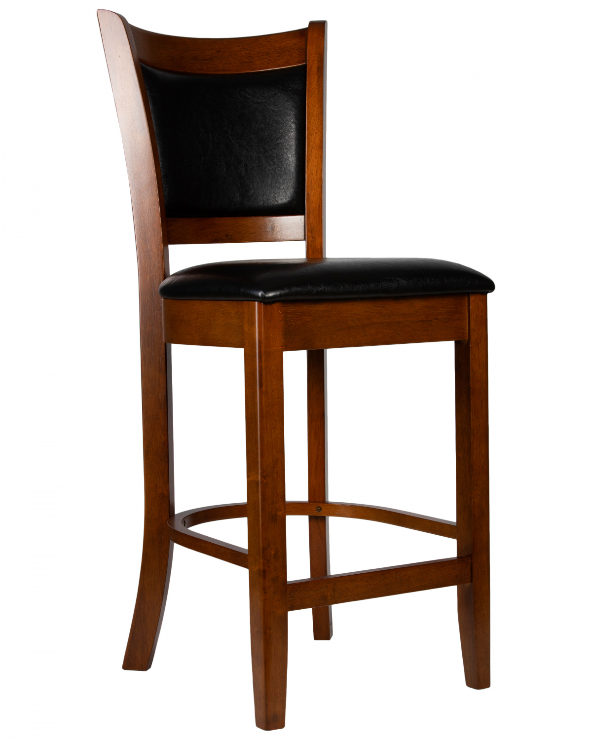 Стул полубарный DOBRIN GARRY COUNTER, шоколад, черный