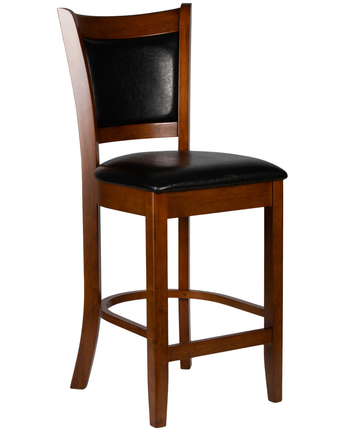 Стул полубарный DOBRIN GARRY COUNTER, шоколад, черный