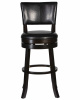 Вращающийся полубарный стул DOBRIN JOHN COUNTER, капучино, черный
