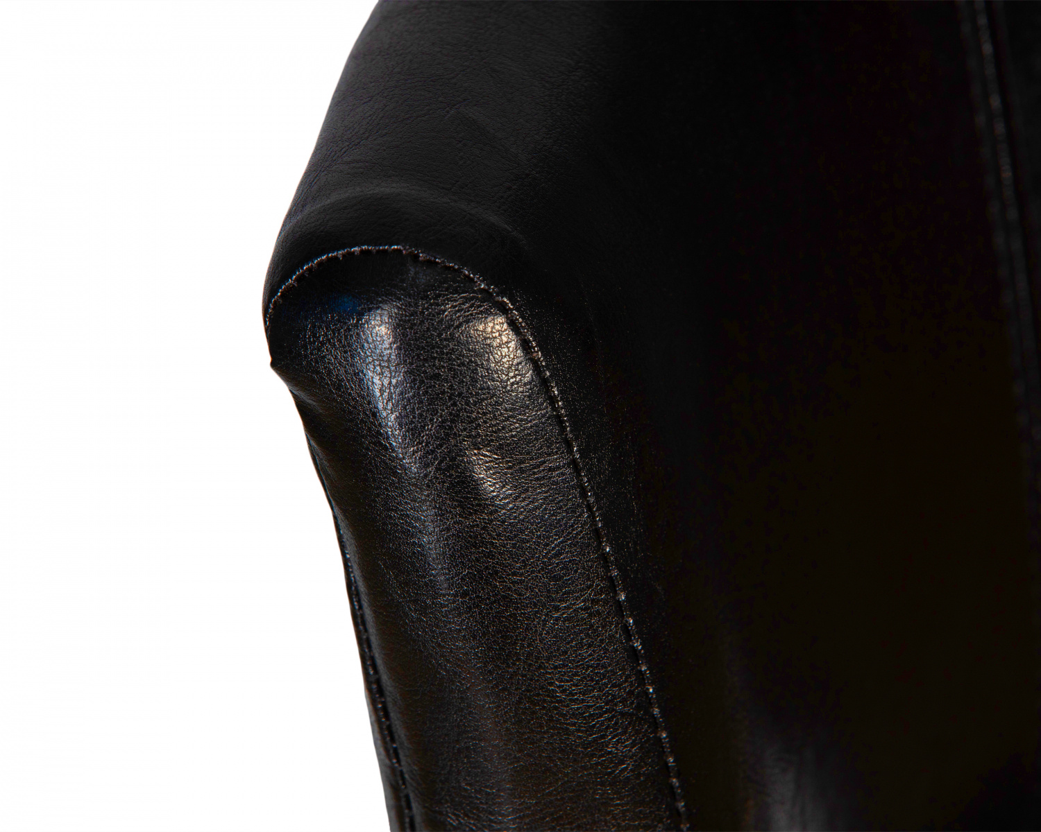 Вращающийся полубарный стул DOBRIN JOHN COUNTER, капучино, черный