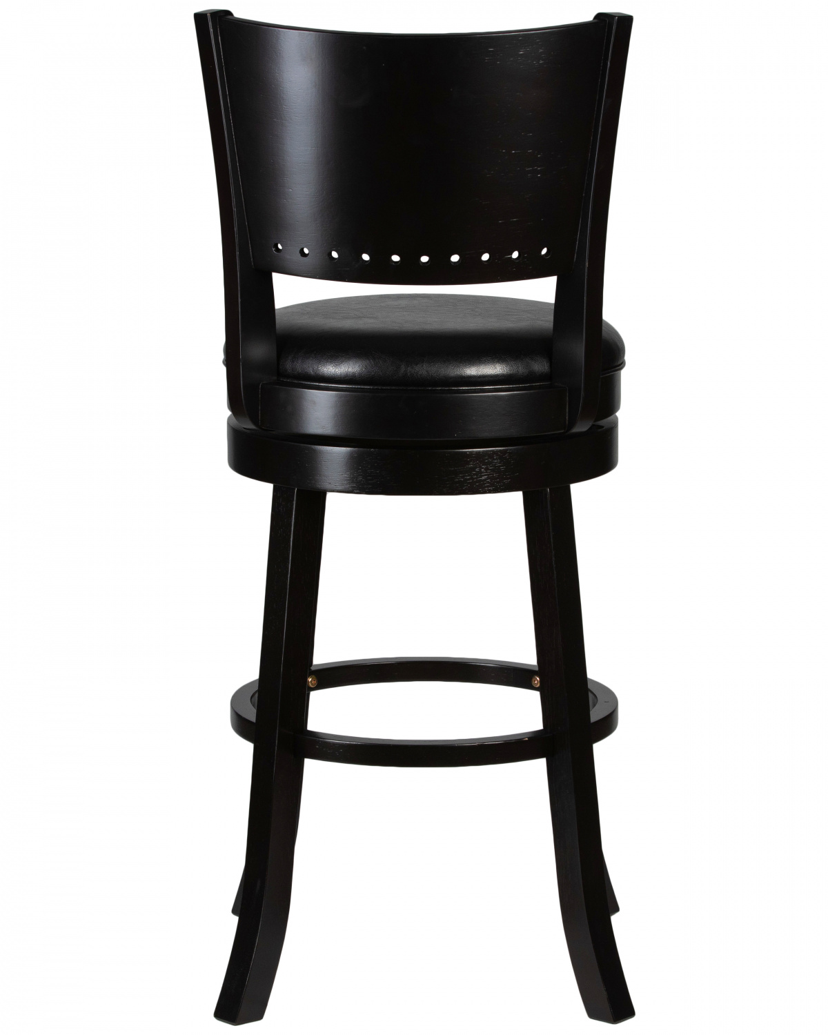 Вращающийся полубарный стул DOBRIN TONY COUNTER, капучино, черный