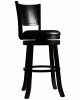 Вращающийся полубарный стул DOBRIN TONY COUNTER, капучино, черный