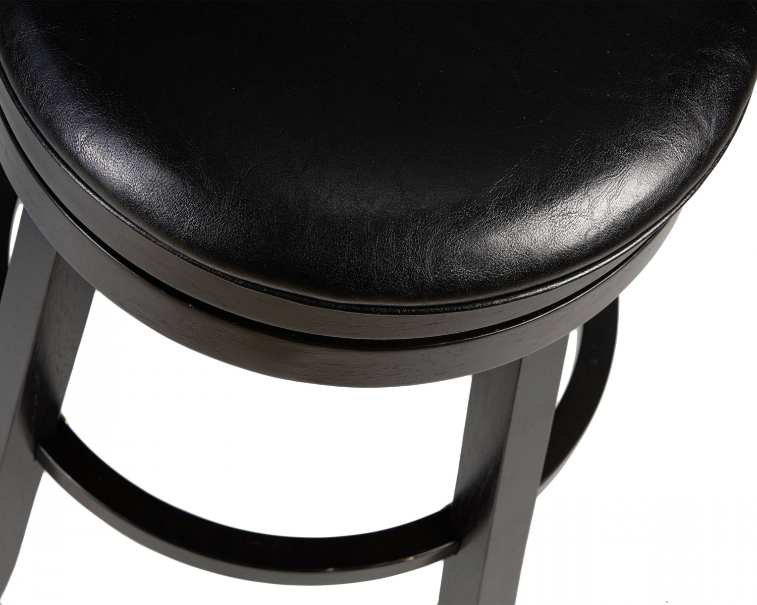 Вращающийся полубарный стул DOBRIN TONY COUNTER, капучино, черный