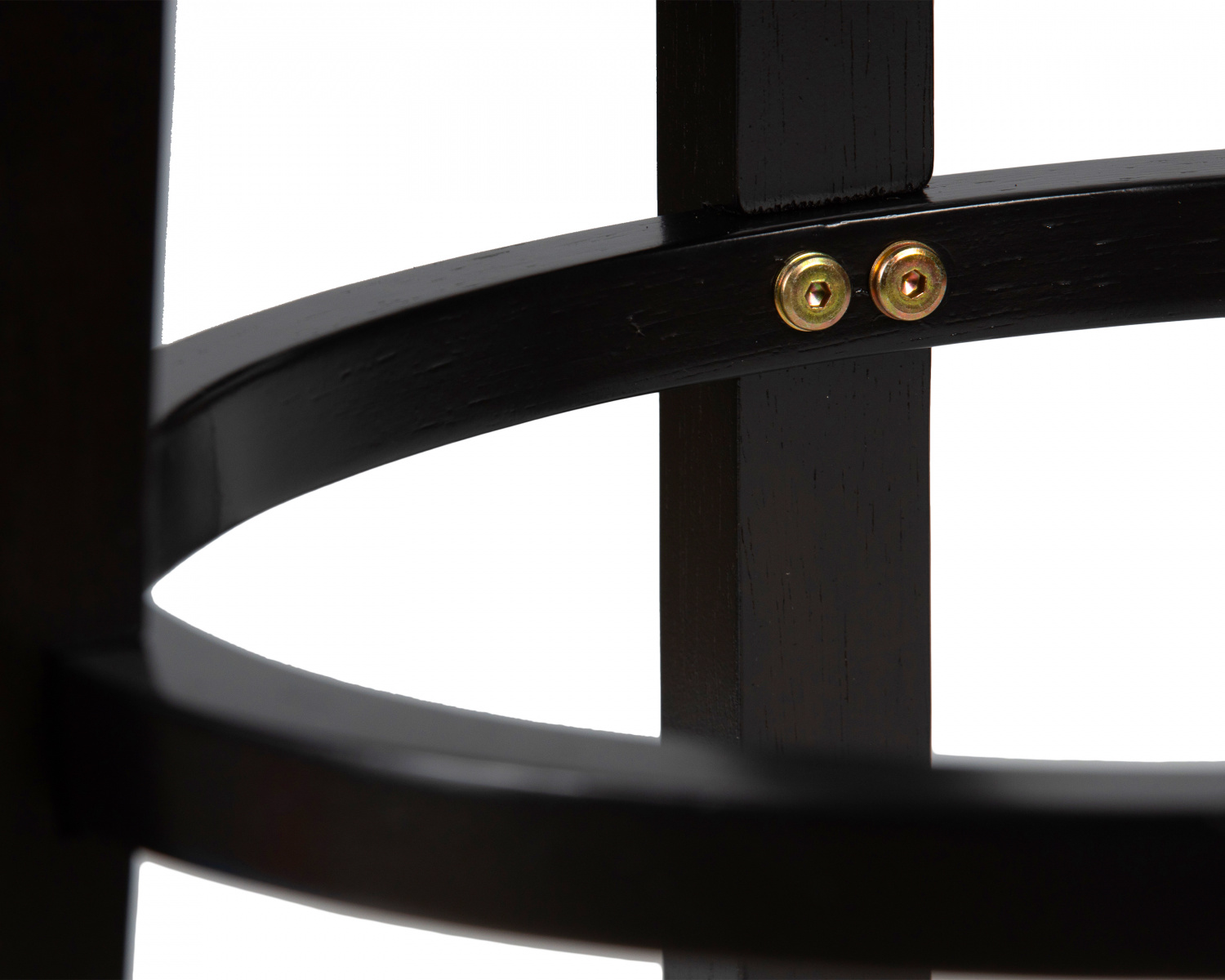 Вращающийся полубарный стул DOBRIN TONY COUNTER, капучино, черный