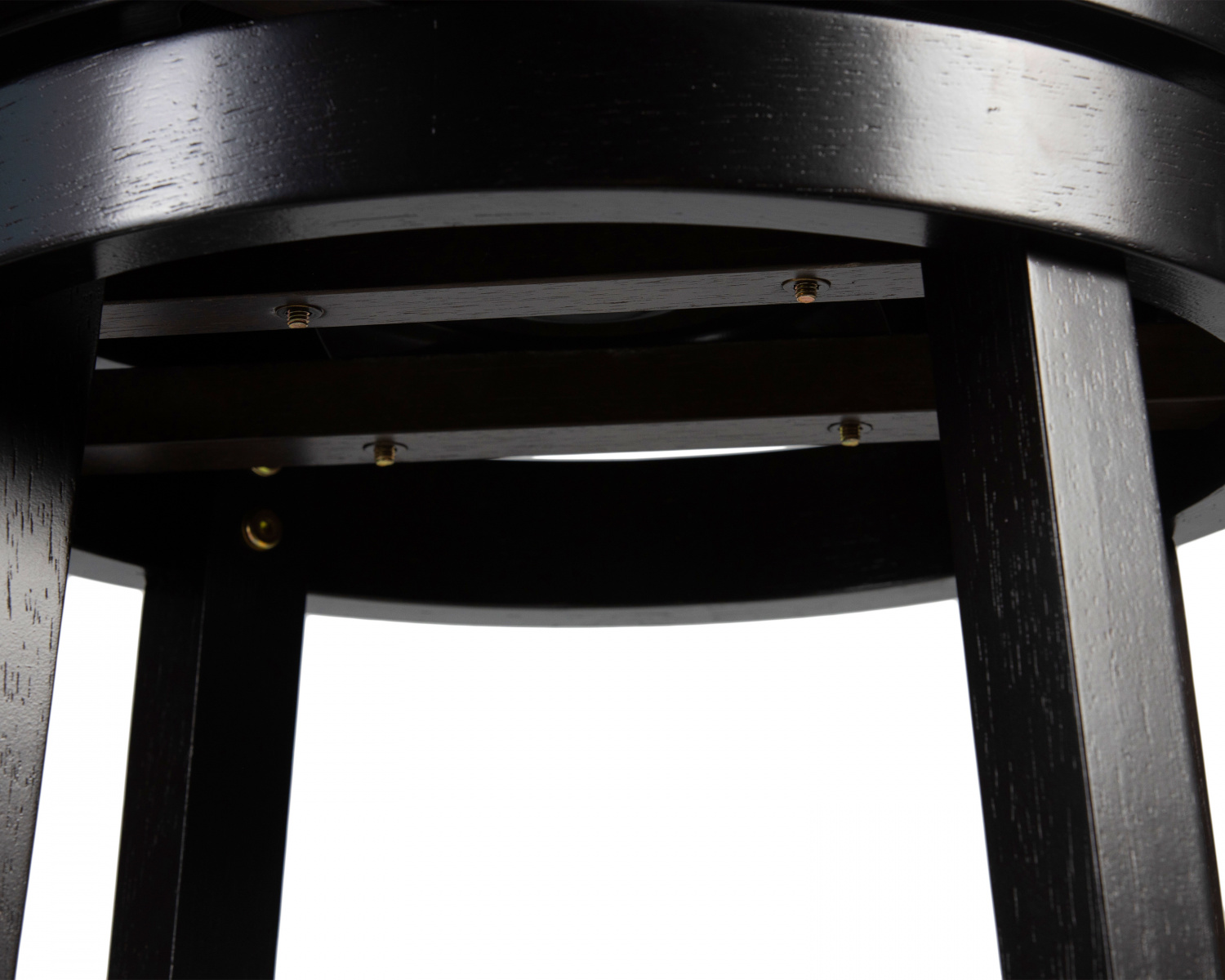 Вращающийся полубарный стул DOBRIN TONY COUNTER, капучино, черный