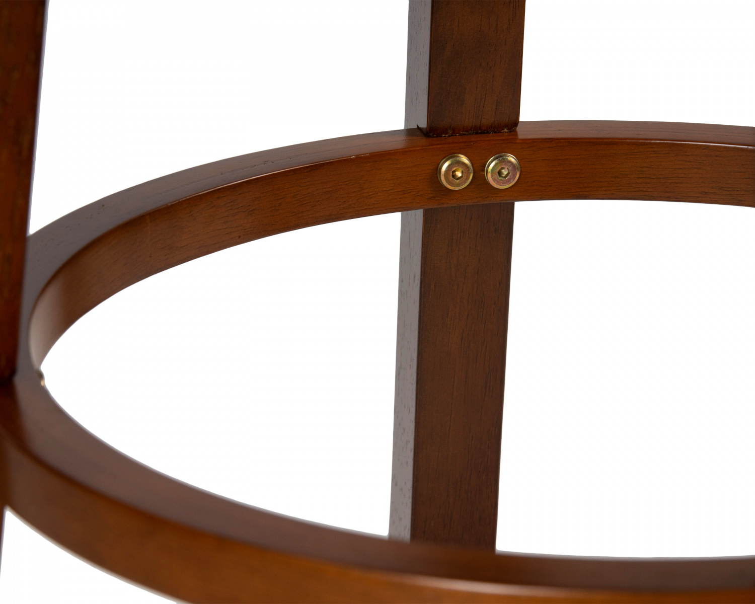 Вращающийся полубарный стул DOBRIN WILLIAM COUNTER, шоколад, кремовый