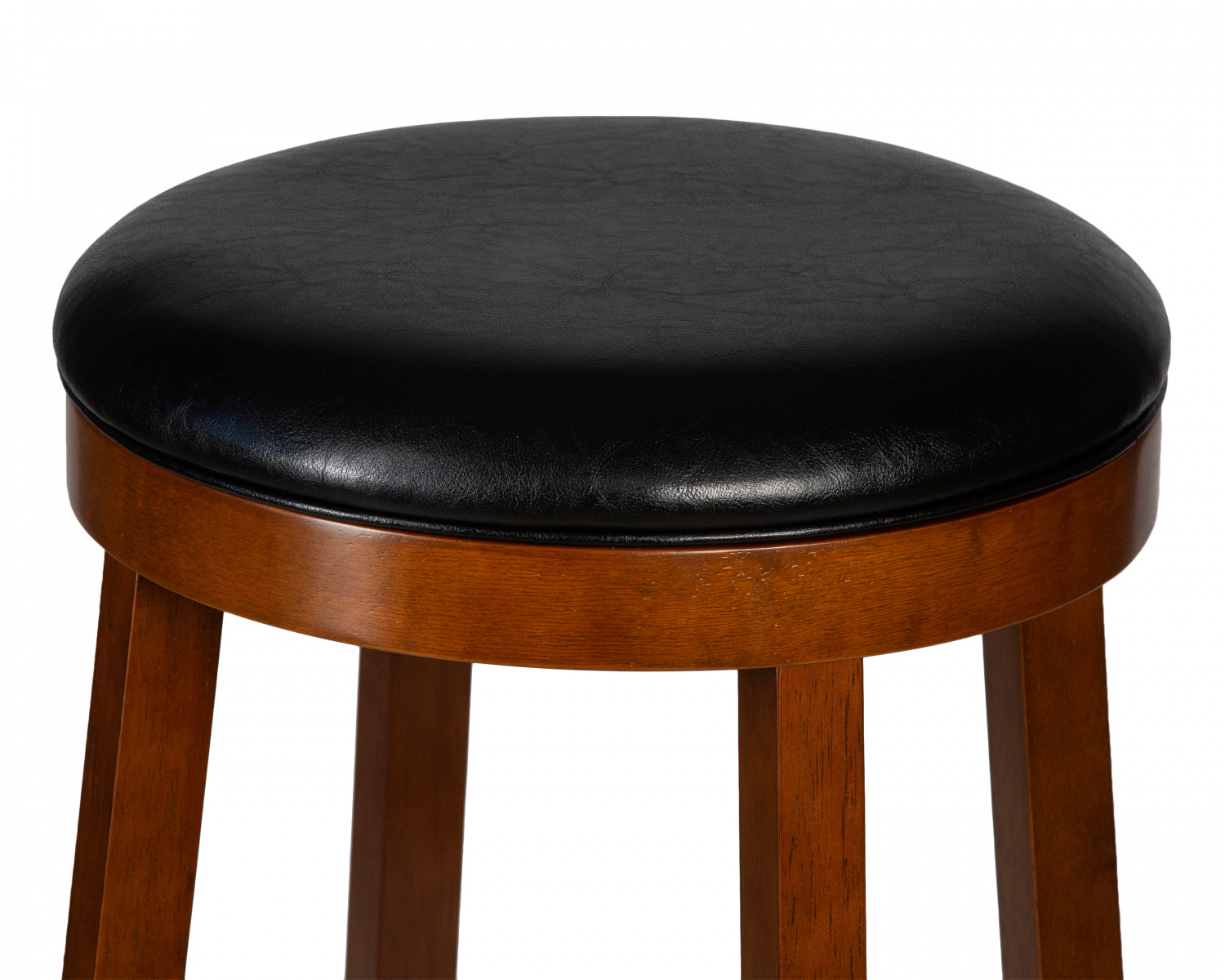 Круглый барный табурет DOBRIN BOB BAR, шоколад, черный