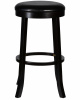Круглый барный табурет DOBRIN BOB BAR, капучино, черный