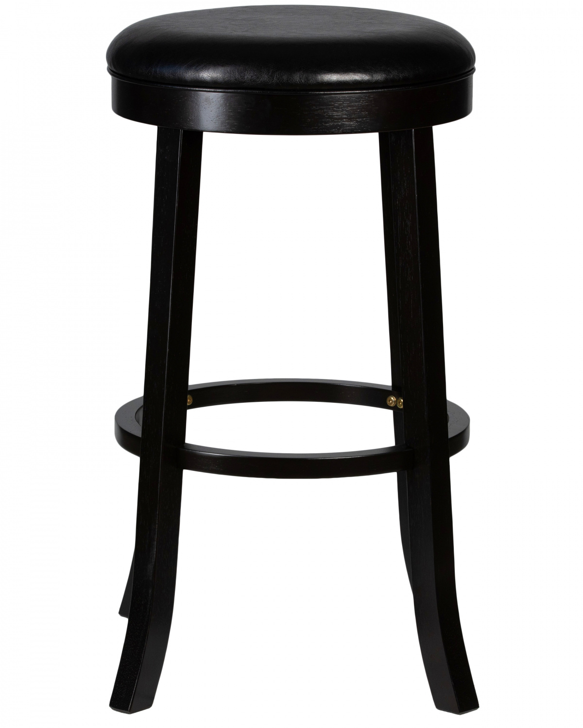 Круглый барный табурет DOBRIN BOB BAR, капучино, черный