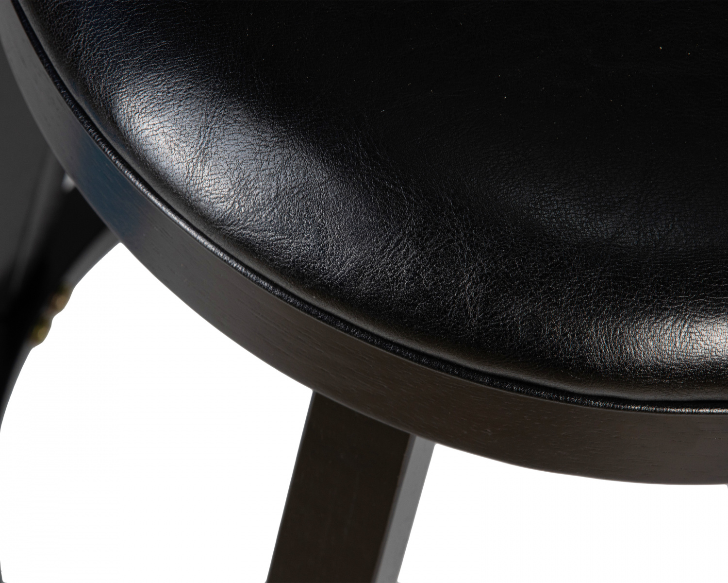 Круглый барный табурет DOBRIN BOB BAR, капучино, черный