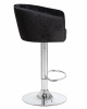 Стул барный DOBRIN DARCY, черный велюр (1922-21)