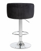 Стул барный DOBRIN DARCY, черный велюр (1922-21)