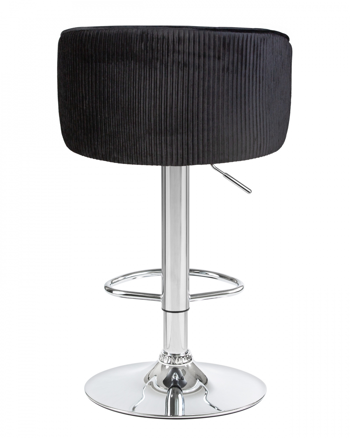 Стул барный DOBRIN DARCY, черный велюр (1922-21)