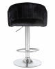 Стул барный DOBRIN DARCY, черный велюр (1922-21)