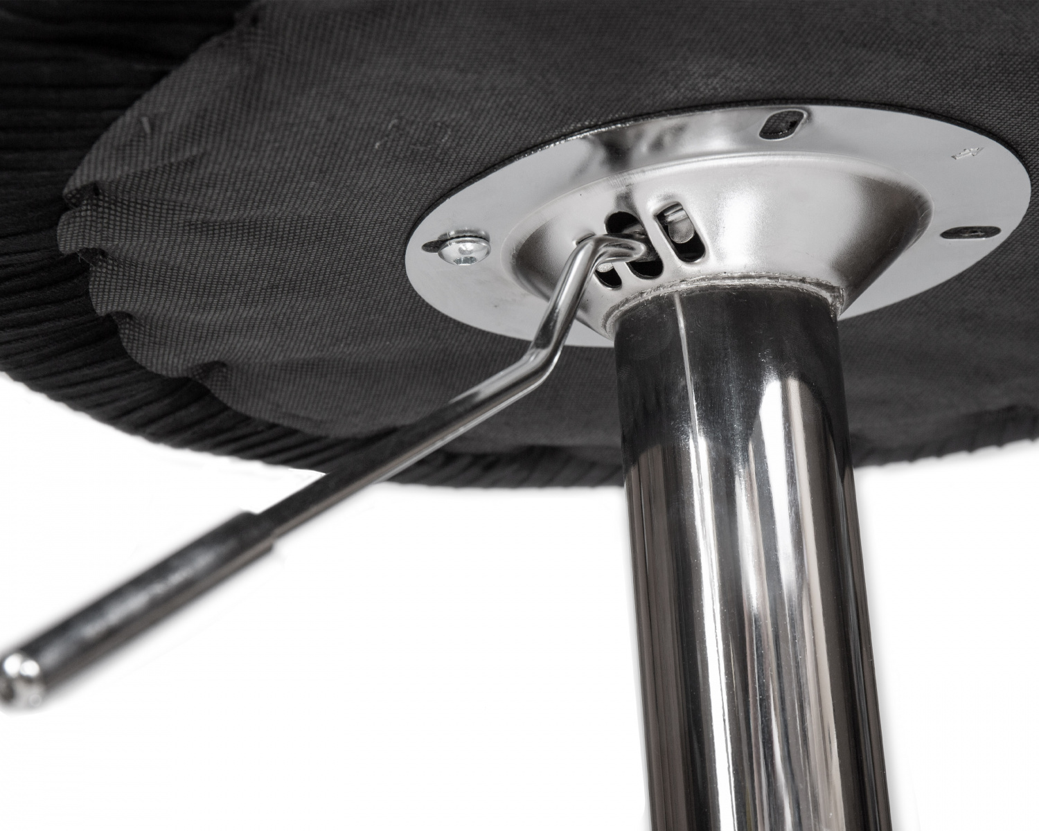 Стул барный DOBRIN DARCY, черный велюр (1922-21)