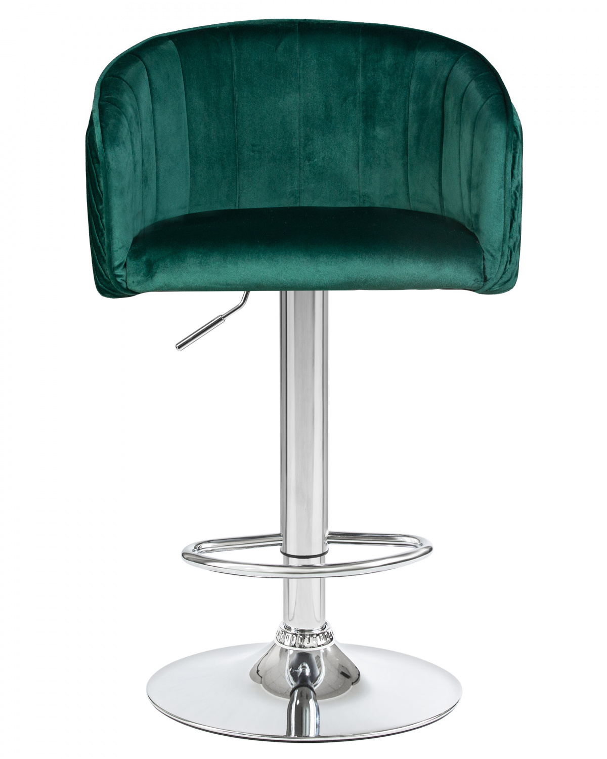 Стул барный DOBRIN DARCY, зеленый велюр (1922-9)