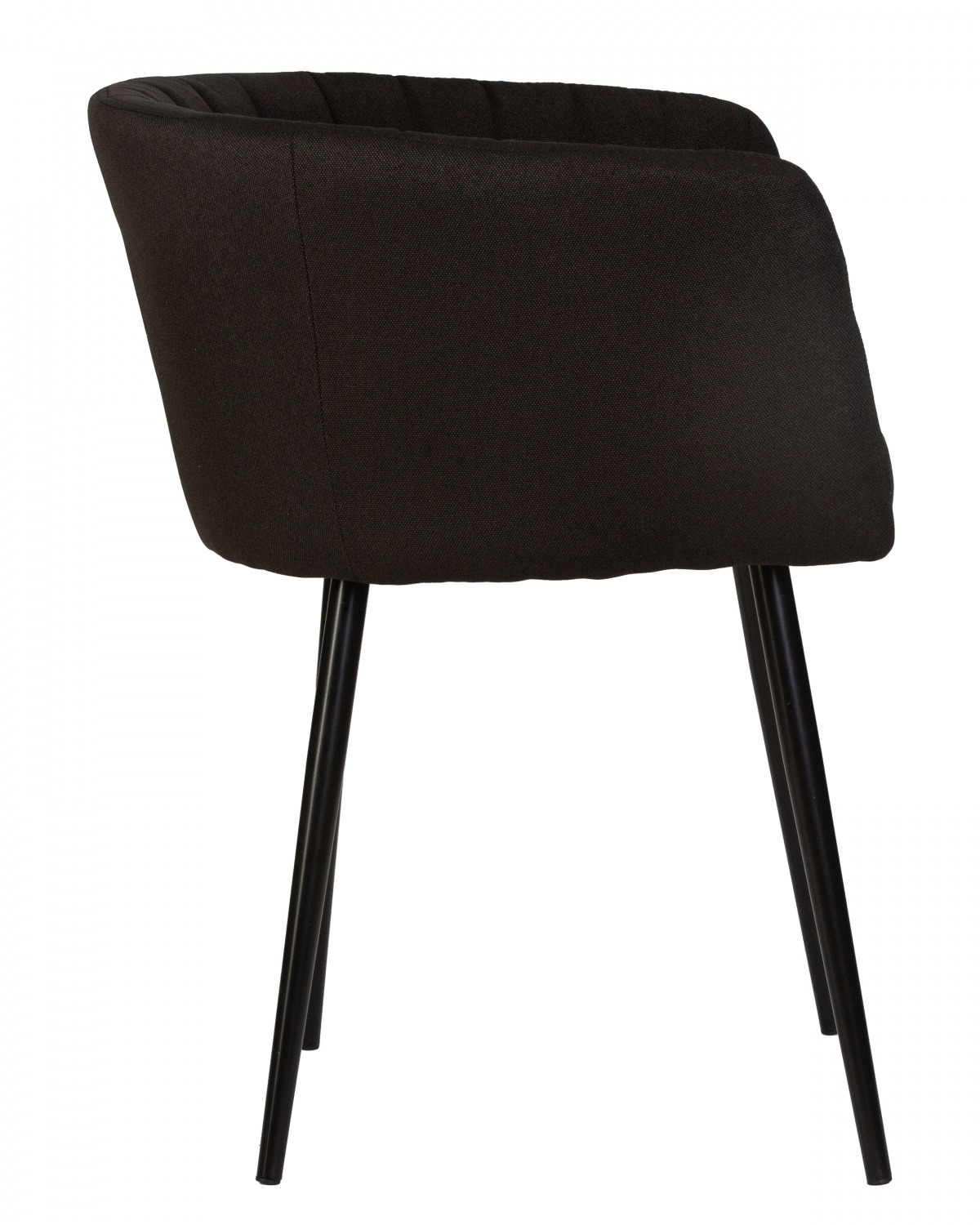 Стул обеденный DOBRIN ALINA, черная ткань (LAR-106D-28)