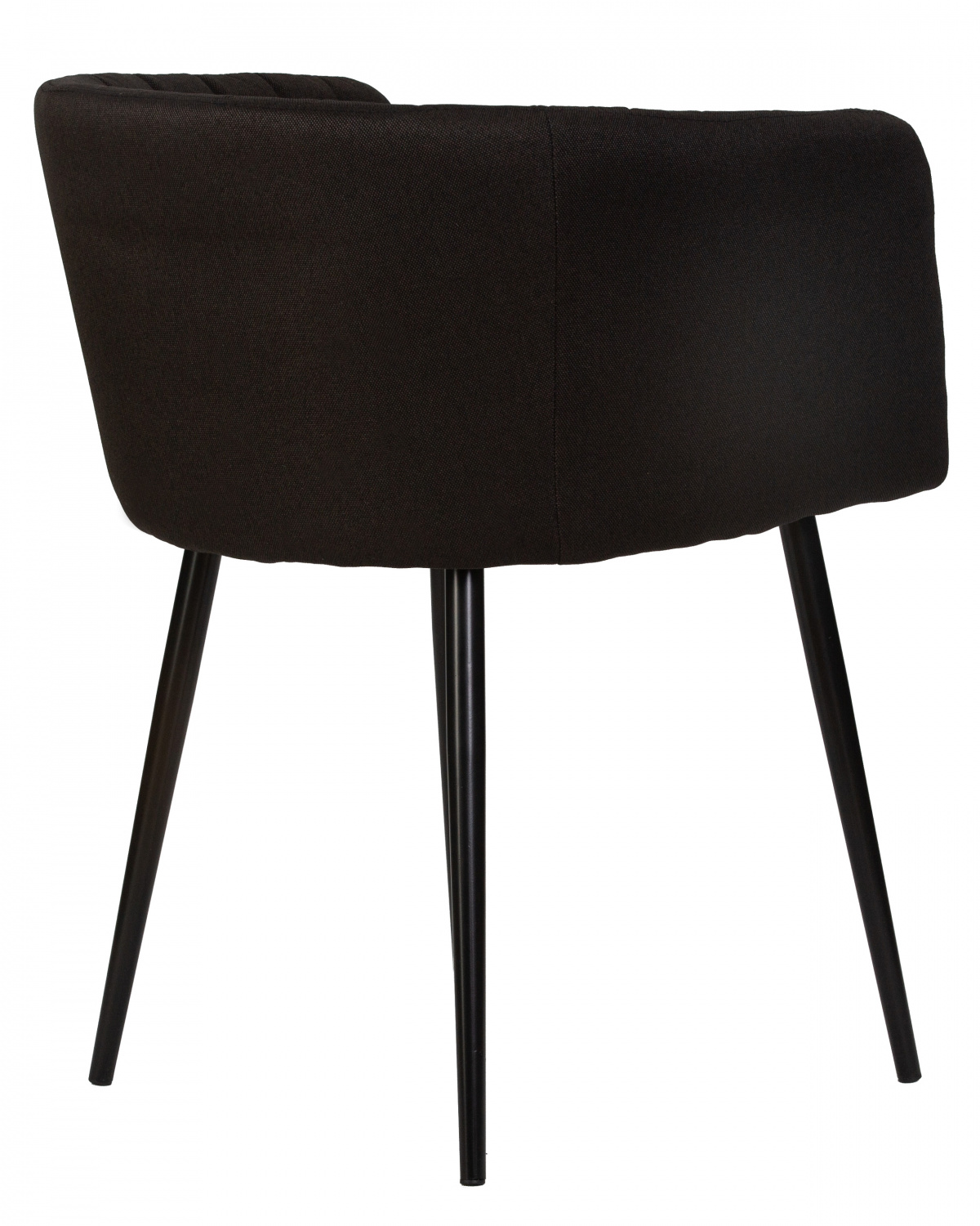 Стул обеденный DOBRIN ALINA, черная ткань (LAR-106D-28)