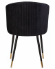 Стул обеденный DOBRIN MARY, черный велюр (1922-21)
