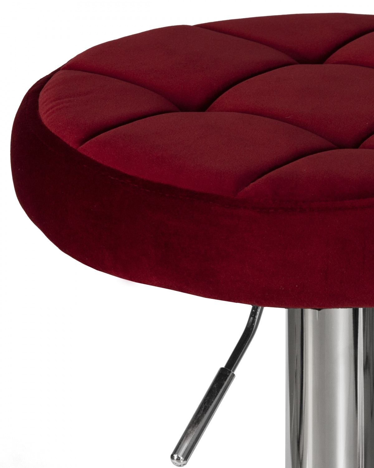 Табурет барный DOBRIN BRUNO, бордовый велюр (MJ9-43)