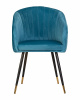 Стул обеденный DOBRIN MARY, морская волна велюр (1922-7)