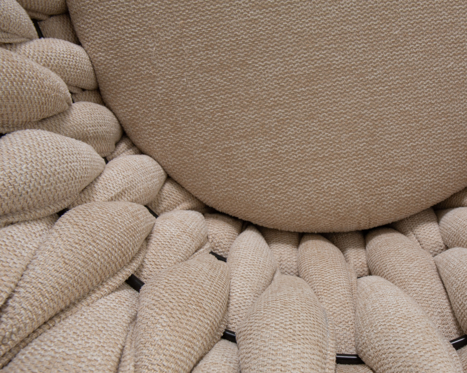 Стул барный DOBRIN LEON, бежевая ткань (LAR 275-1)