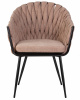 Стул обеденный DOBRIN MATILDA, коричневая ткань (LAR 275-3)