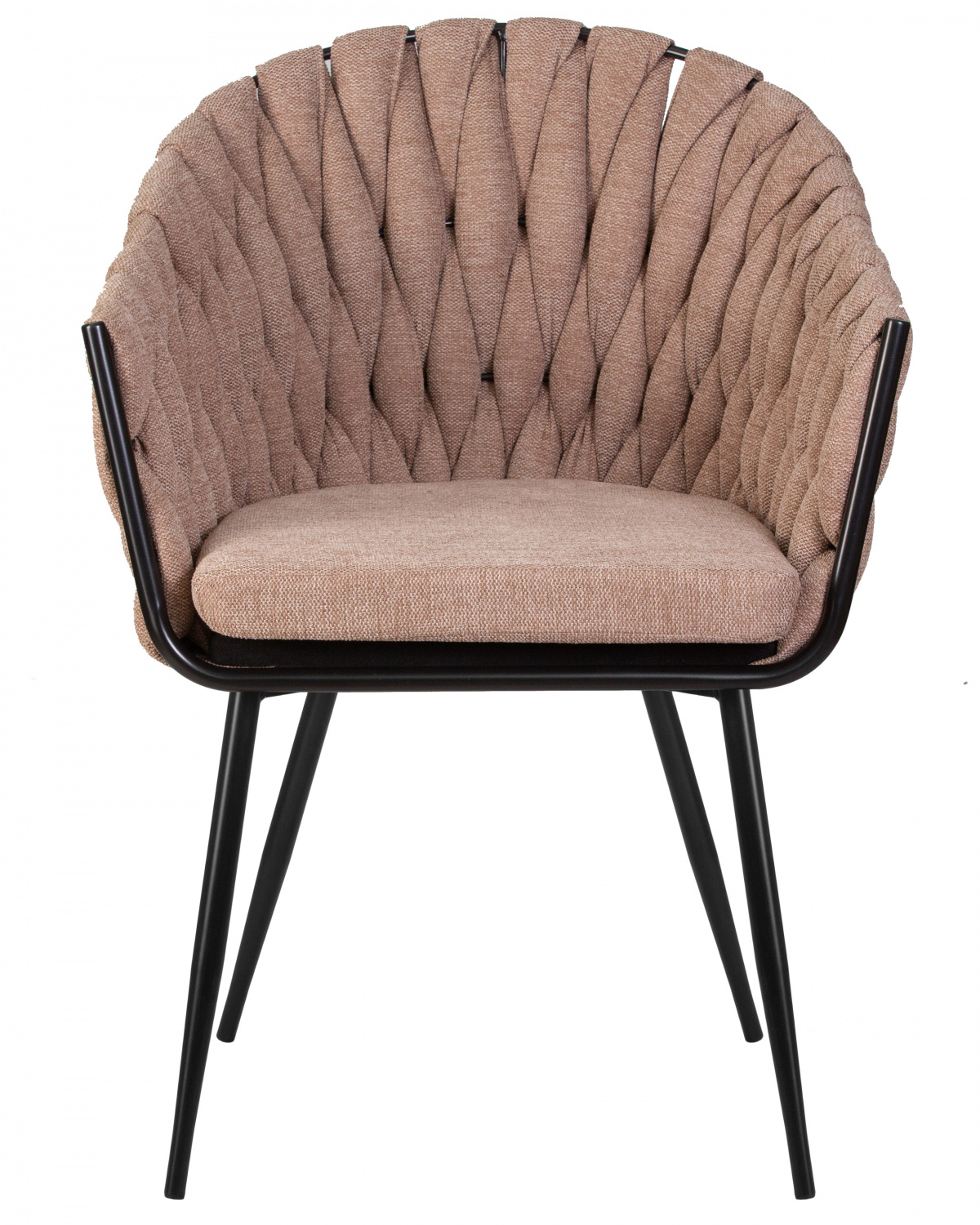 Стул обеденный DOBRIN MATILDA, коричневая ткань (LAR 275-3)