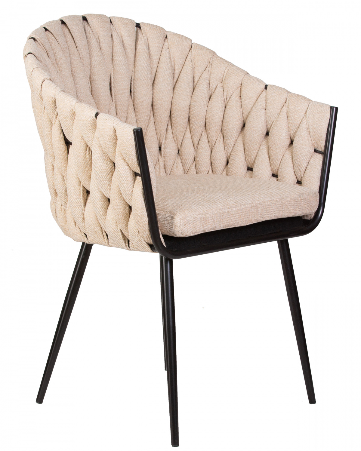 Стул обеденный DOBRIN MATILDA, бежевая ткань (LAR 275-1)