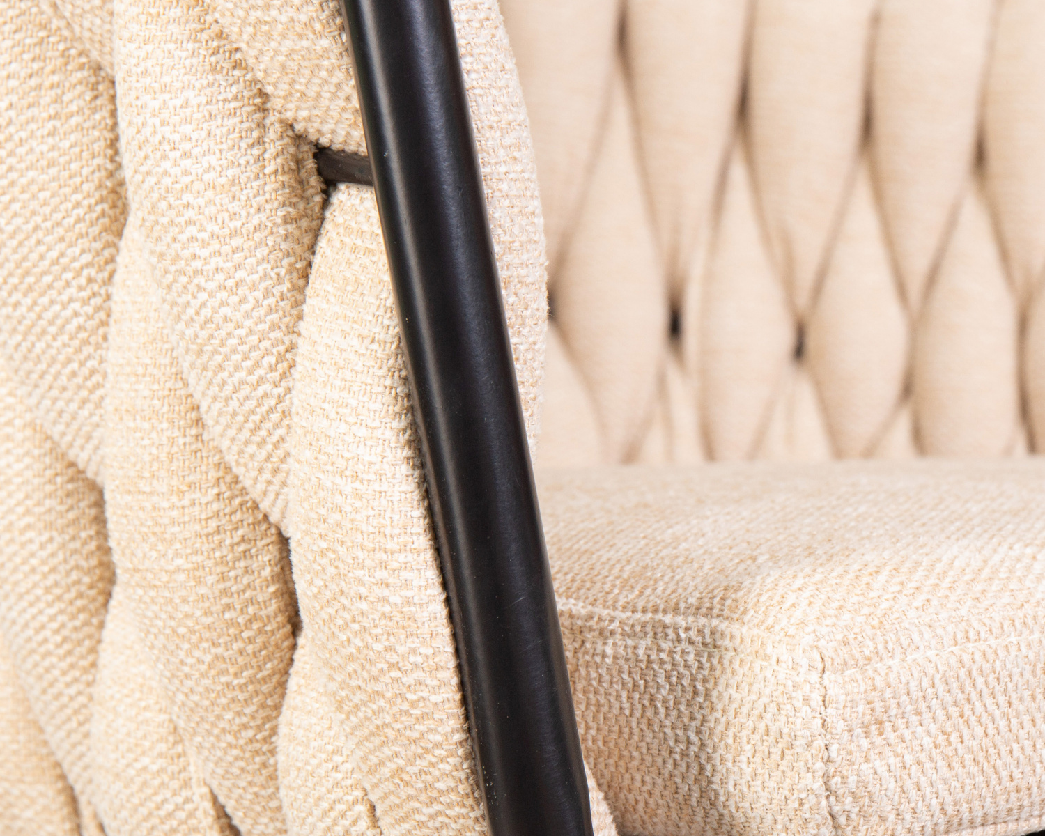 Стул обеденный DOBRIN MATILDA, бежевая ткань (LAR 275-1)