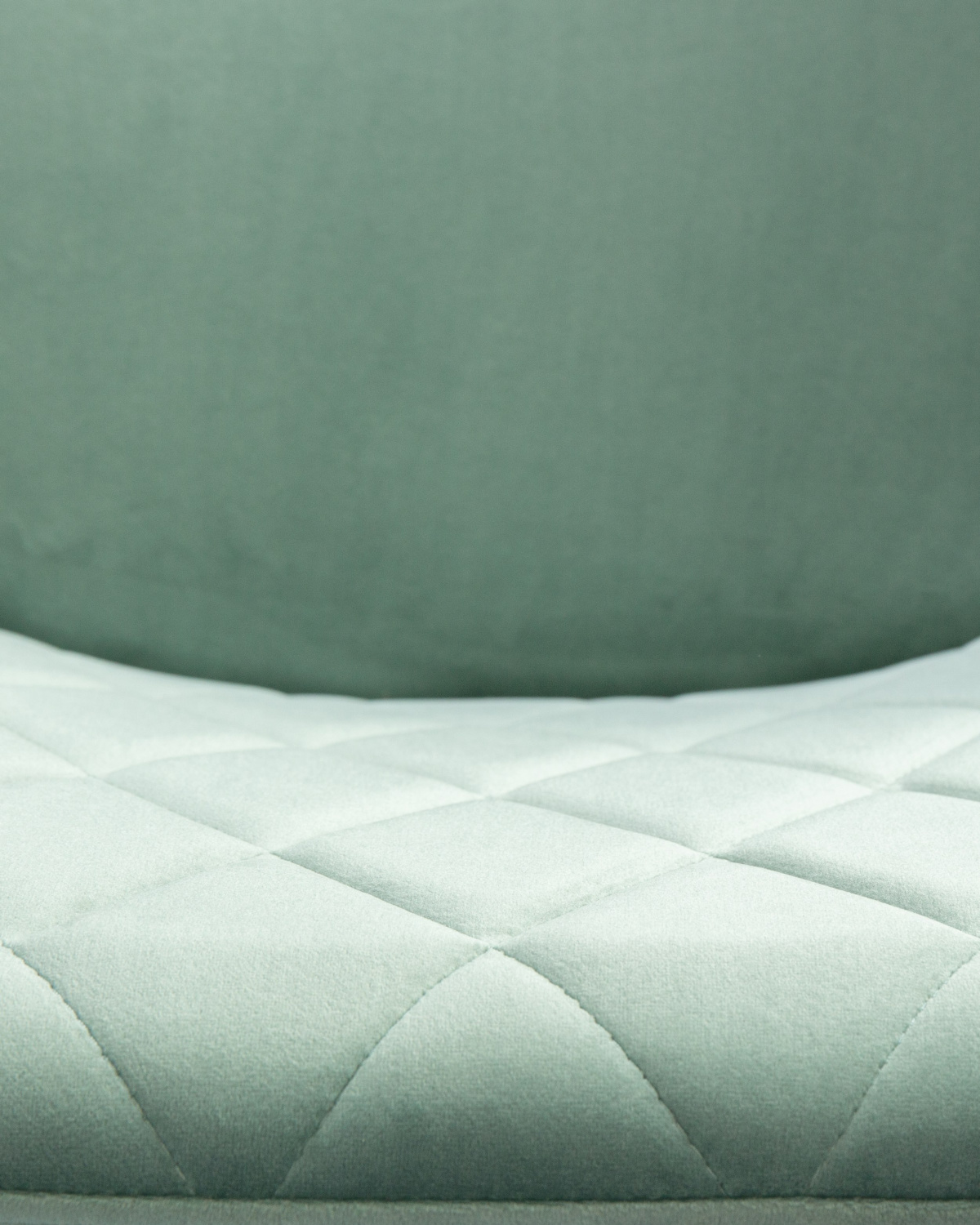 Стул обеденный DOBRIN ROBERT, черные матовые ножки, велюр V108-118 Мятный