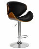 Стул барный DOBRIN JACK, цвет черный глянец PU ABD 002
