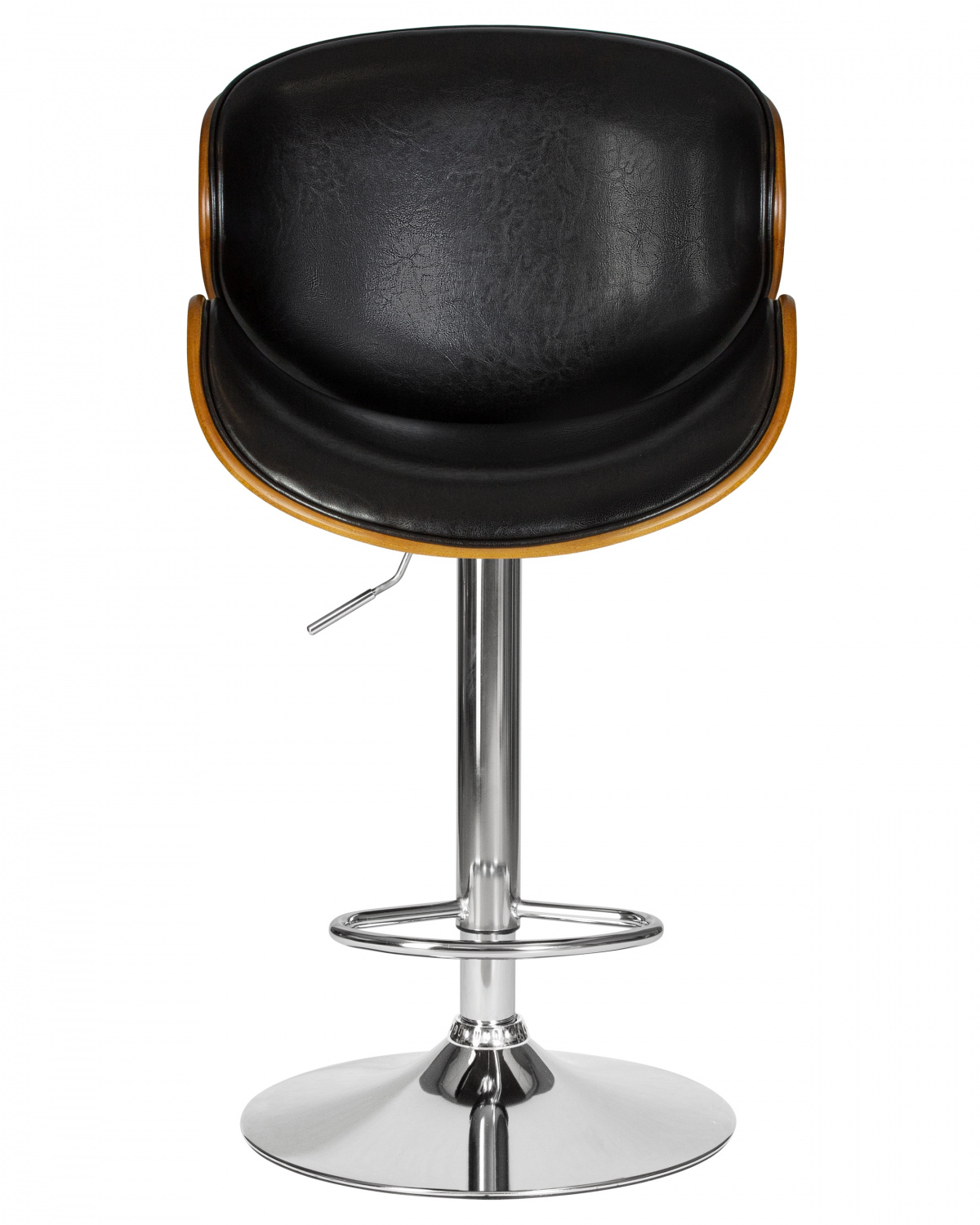 Стул барный DOBRIN JACK, цвет черный глянец PU ABD 002