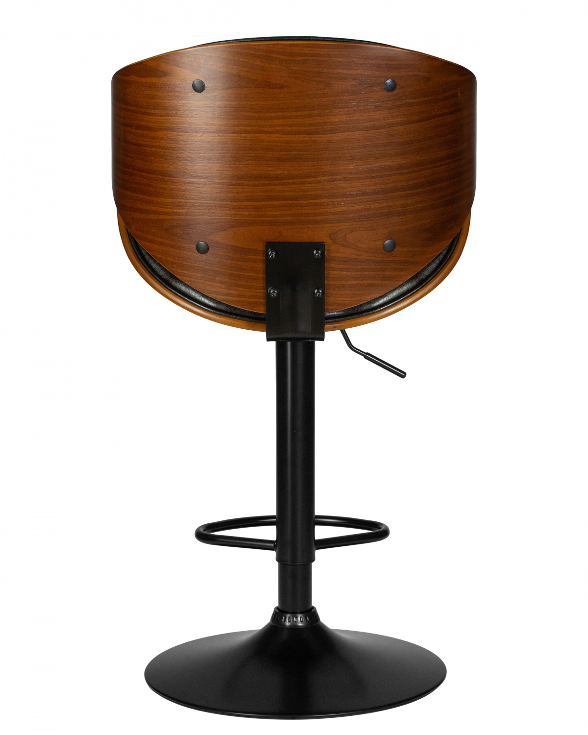 Стул барный DOBRIN JACK BLACK, цвет черный глянец PU ABD 002