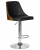 Стул барный DOBRIN MARTIN, цвет черный PU ABA 001