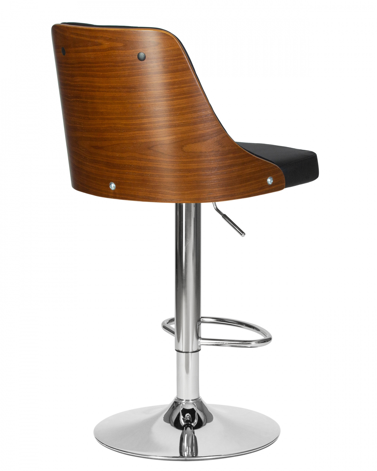 Стул барный DOBRIN MARTIN, цвет черный PU ABA 001