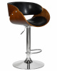Стул барный DOBRIN JOHN, цвет сиденья черный глянец PU ABD 002