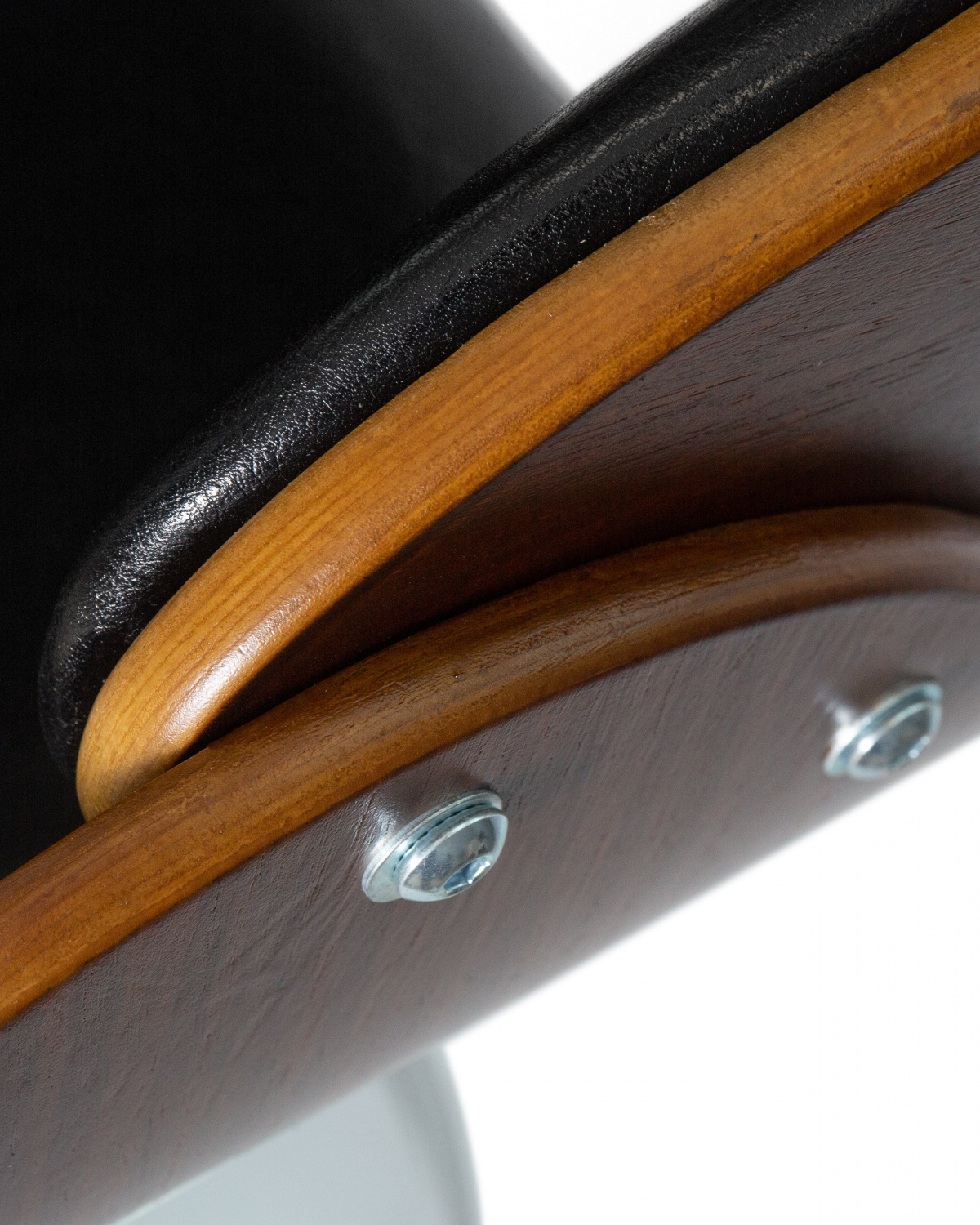 Стул барный DOBRIN JOHN, цвет сиденья черный глянец PU ABD 002