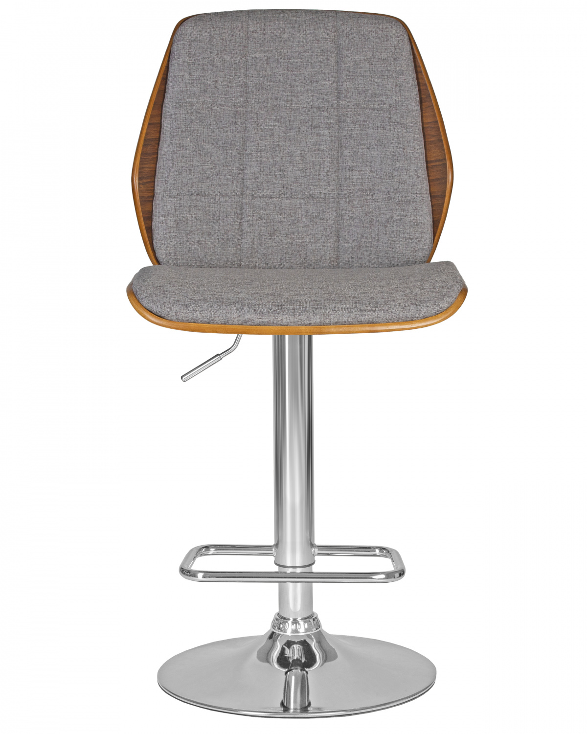 Стул барный DOBRIN PETER, серая ткань AAA 001