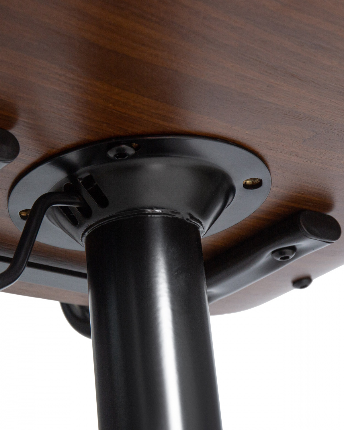 Стул барный DOBRIN MORGAN, цвет черный глянец PU ABD 002