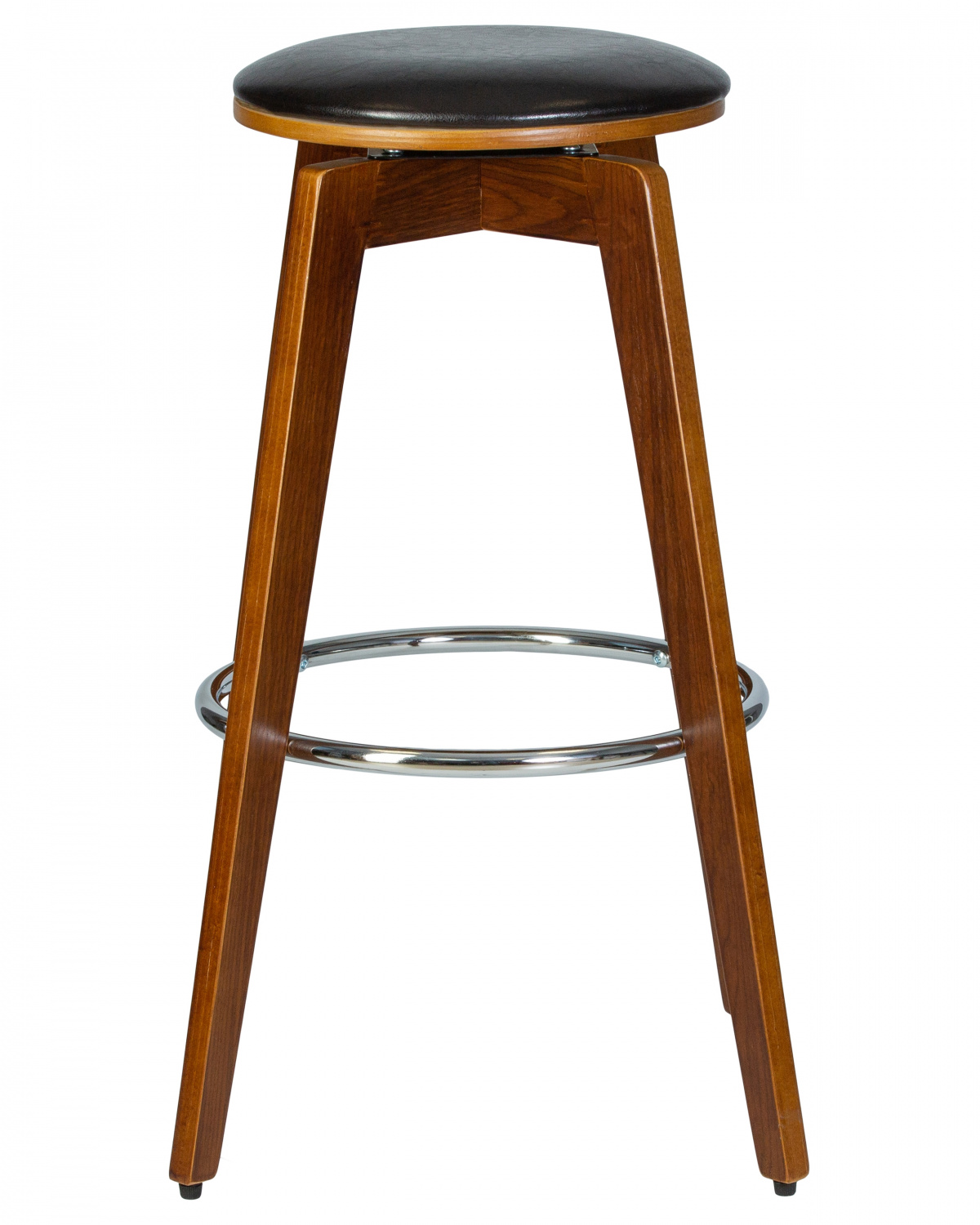 Табурет барный DOBRIN TOM'77, цвет черный глянец PU ABD 002