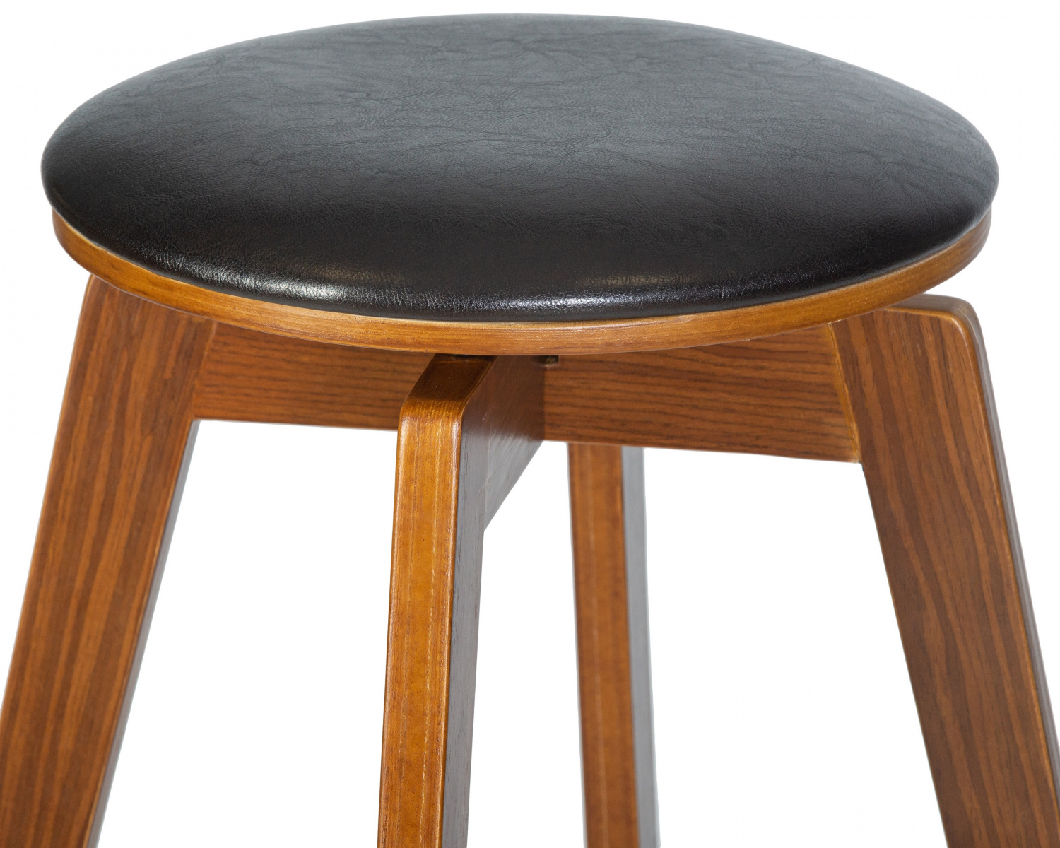 Табурет барный DOBRIN TOM'77, цвет черный глянец PU ABD 002