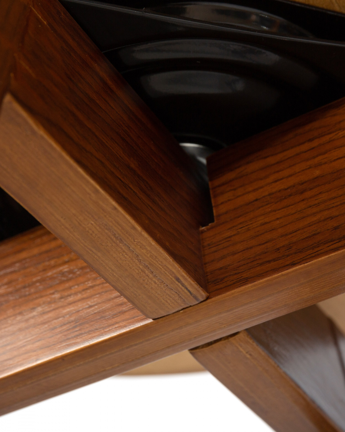 Табурет барный DOBRIN TOM'77, цвет черный глянец PU ABD 002