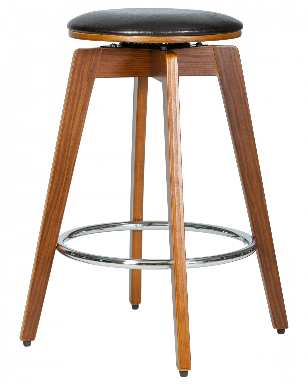 Табурет полубарный DOBRIN TOM'66, цвет черный глянец PU ABD 002