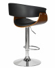 Стул барный DOBRIN OSTIN, цвет черный PU ABA 001