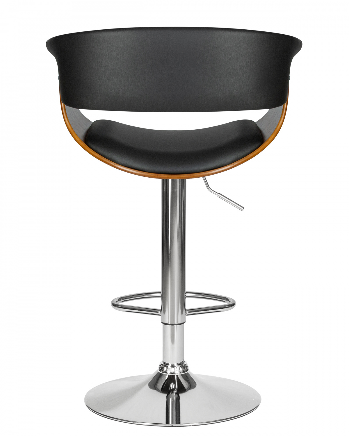 Стул барный DOBRIN OSTIN, цвет черный PU ABA 001